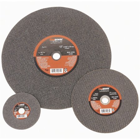 FIREPOWER Type 1 Chop Saw Abrasive Wheel, 14" x 5/32" x 1" 1423-3191